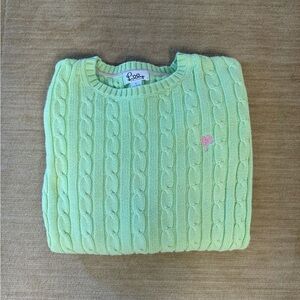 lilly pulitzer green sweater